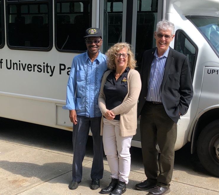 Donald with Mayor and Tracey