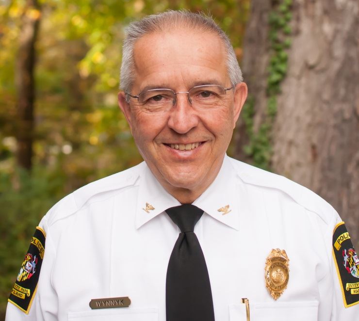 Police Chief Michael Wynnyk pictured in an outdoor setting