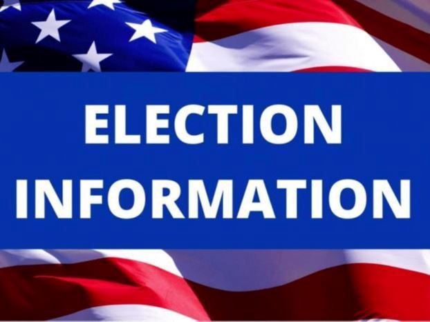 words election update in front of US flag