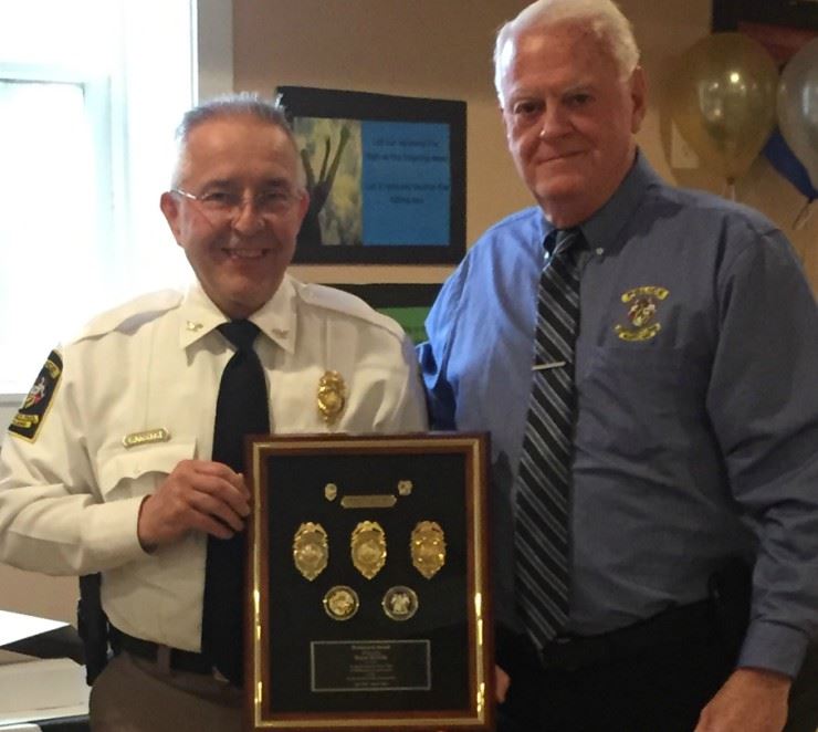 Captain McCully and Chief Wynnyk