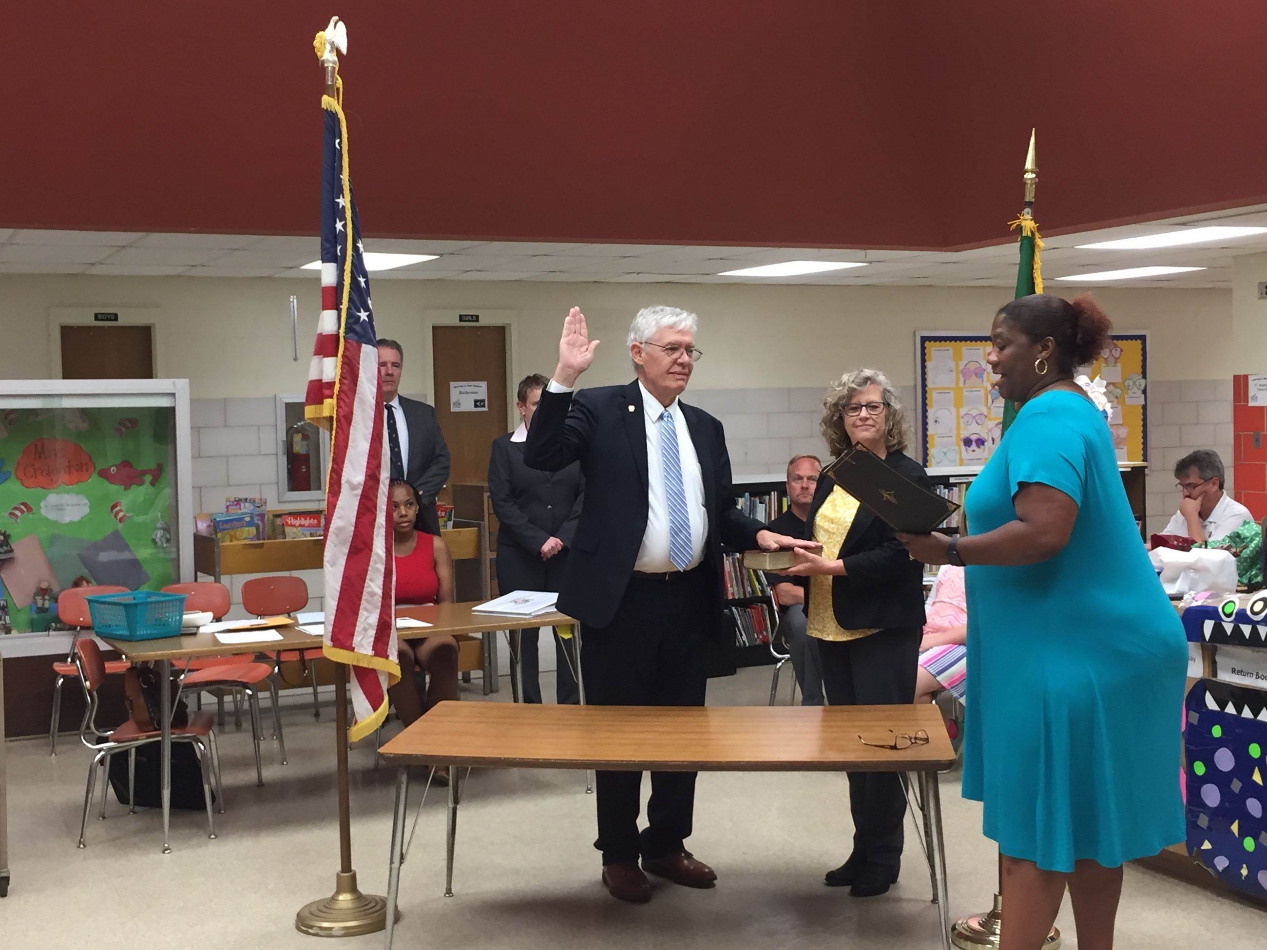 Mayor Carey swearing in