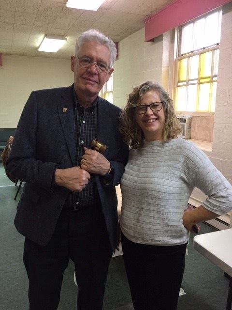 Mayor Carey with Tracey