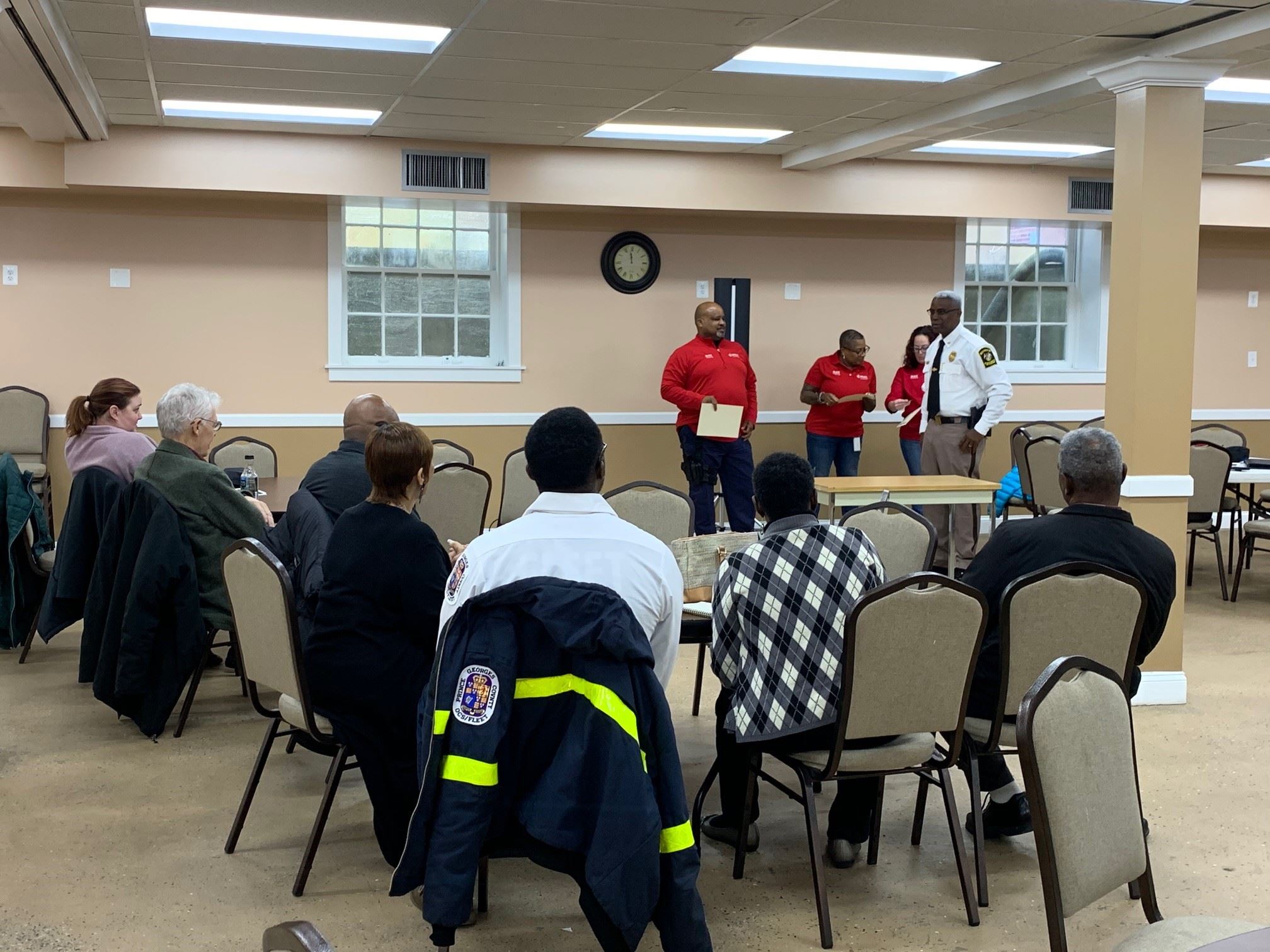 Chief thanks volunteers